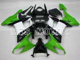 Kawasaki NINJA ZX10R 2008-2010 Injection ABS Fairing - Factory Style - Black Green White - MFS4055
